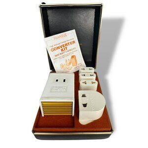 Franzus High Voltage Foreign Electricity Converter Kit 1600 Watt Travel Kit